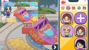 играю в Avatar world, сделала там Ксюшу и Аню из Дабл бабл.