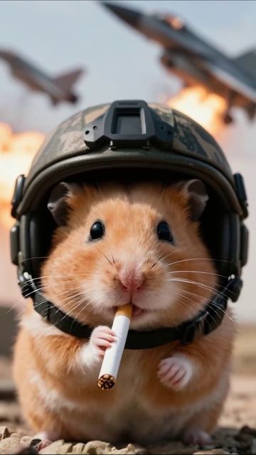 Говорящий хомяк на войне: забавные моменты! #хомяк #война #приключения