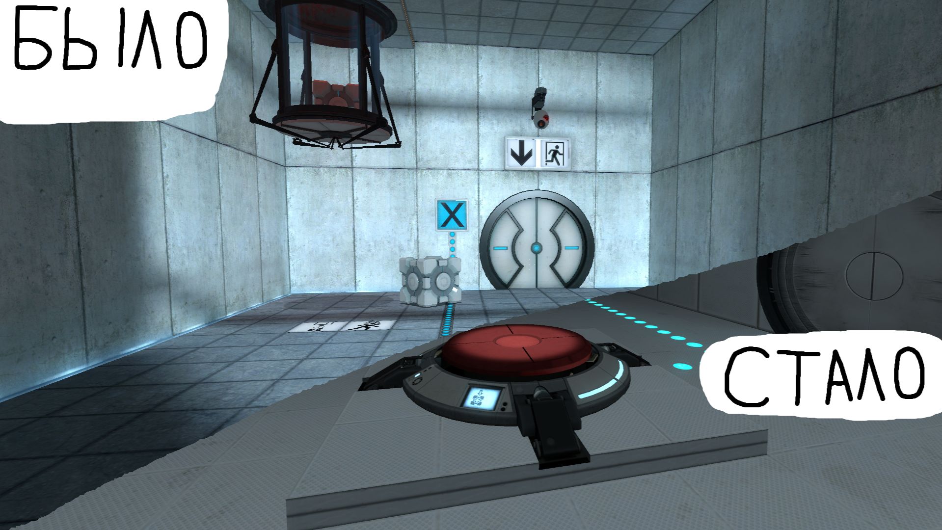 Повторил все тестовые камеры из Portal  в Portal 2 (Настолько, насколько смог)