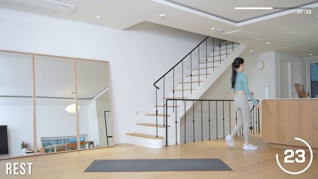 Afit-딱 15분❗️잘 안빠지는 묵은 지방 쓰는 운동💥 전신리셋 효과 → 지방분해 활활🔥🔥 효과 미침