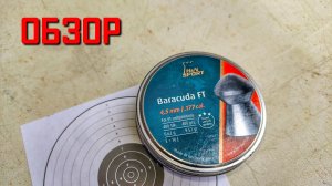 Пули для пневматики 4,5 мм H&N SPORT BARACUDA FT ОБЗОР