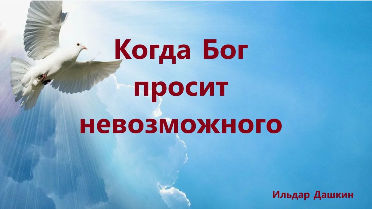Ильдар Дашкин. Проповедь: 