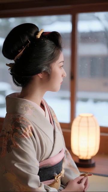 Красивая гейша в традиционном кимоно #культура #Япония #традиции