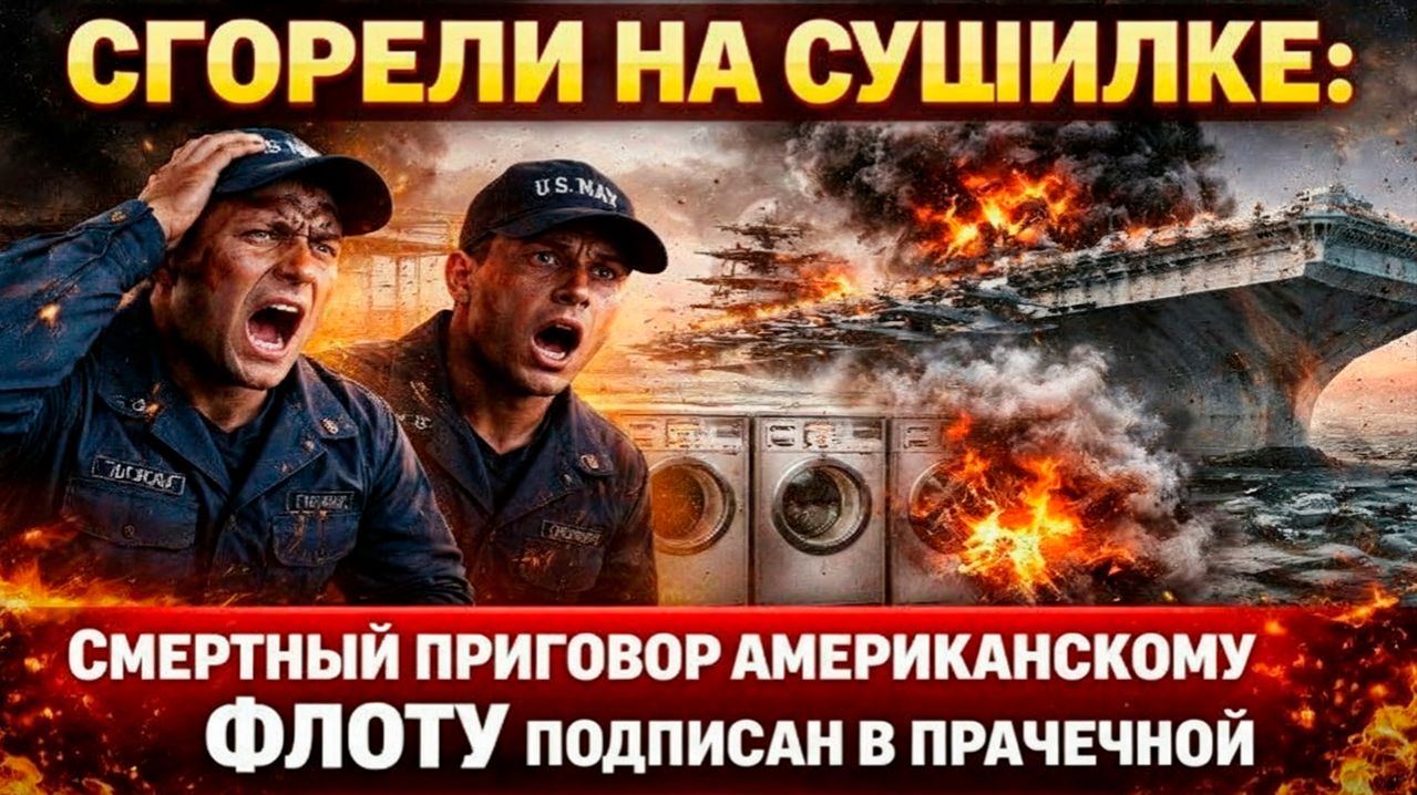 ПЕНТАГОН ПОШЕЛ КО ДНУ ВМЕСТЕ С «ТРУМЭНОМ». Сушилка, засор и пожар: Америка больше не «номер один»