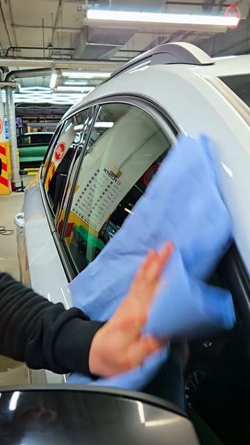 Мойка М3. Нанесение антидождя