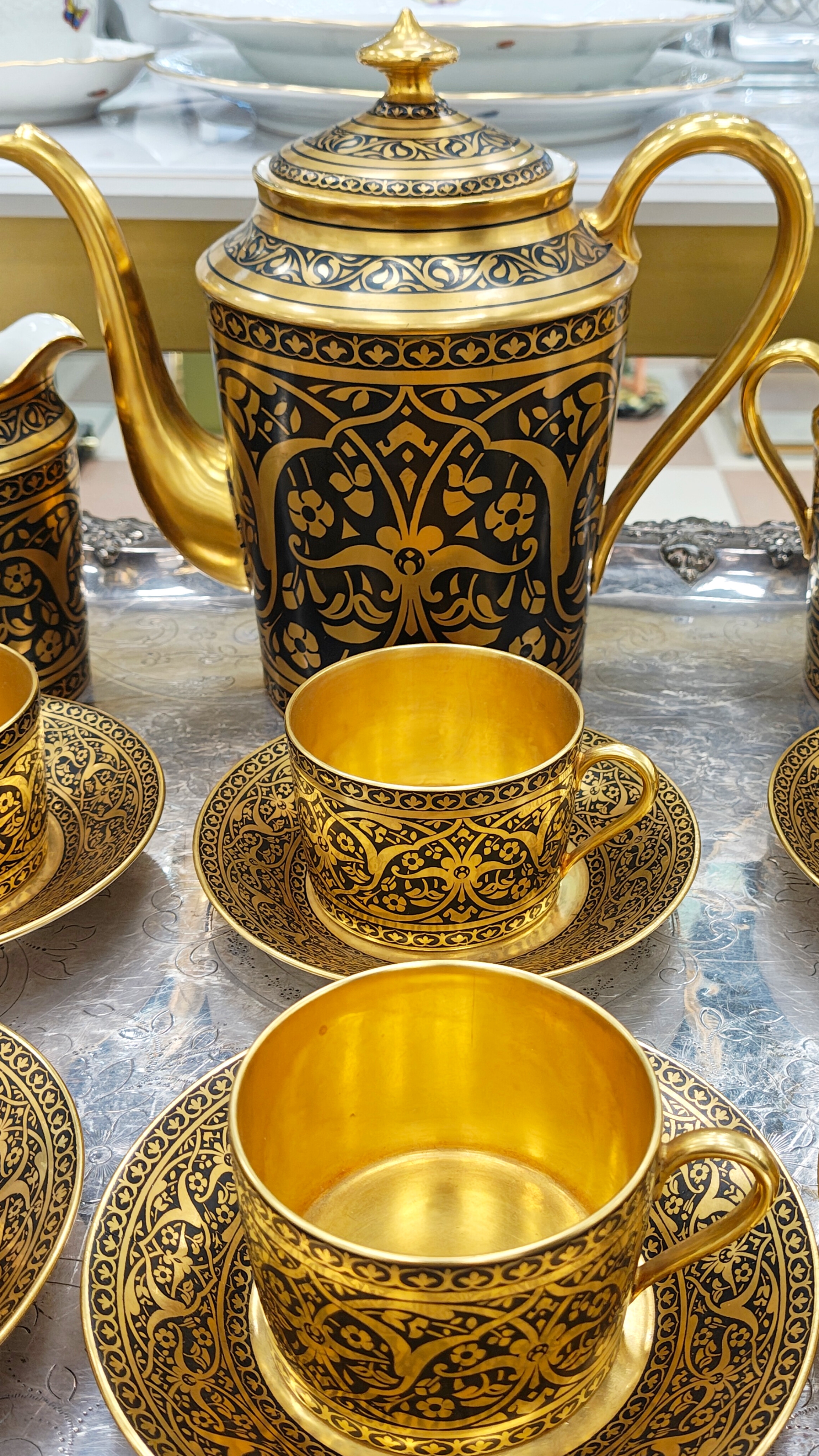 Чайно-кофейный Сервиз Лиможский Фарфор / 13426.