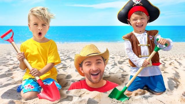 Приключение с металлоискателем для детей