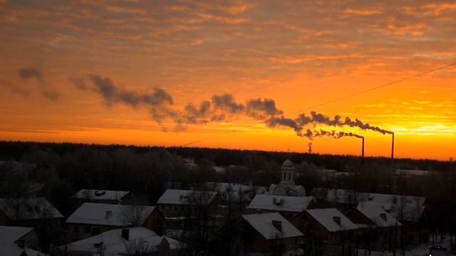 утро восход солнца