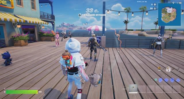 играю в фортнайт пытаюсь занять топ 1