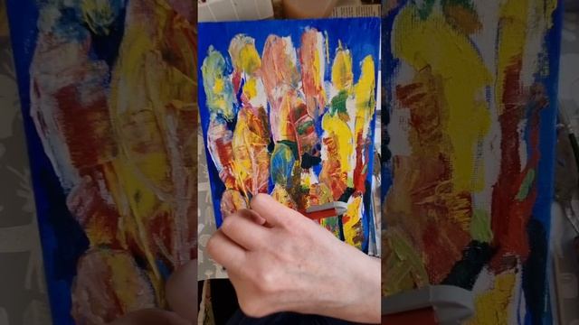 Темпера и я.живопись Дареджан Черткоти