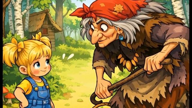 Жадная Баба-Яга. Сказка. Мультик.