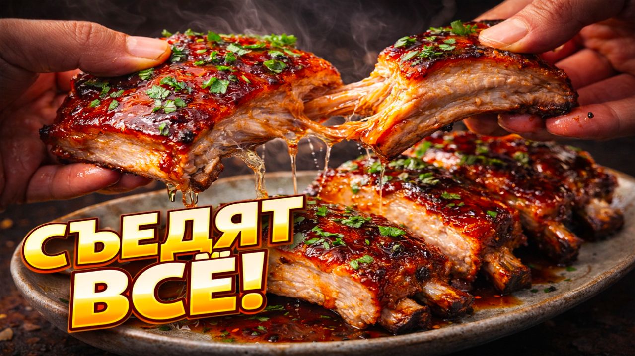 СЪЕДЯТ ЗА МИНУТУ! Беру свиные ребра — и получаю ШЕДЕВР 🔥