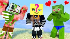 Жизнь в любви Зоммы и ЗомБо - Неизвестная девушка. Майнкрафт Мультик