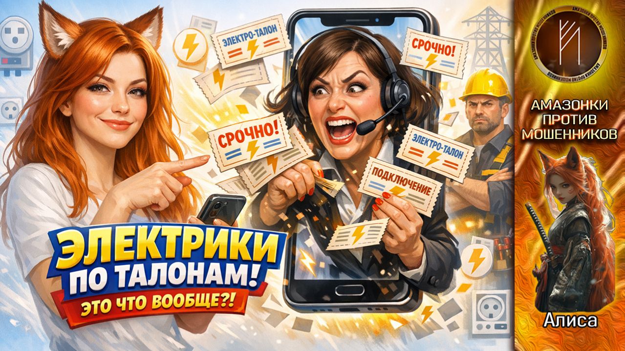 АЛИСА / УСТРОИЛА КОРОТКОЕ ЗАМЫКАНИЕ / ТЕЛЕФОННЫЕ МОШЕННИКИ