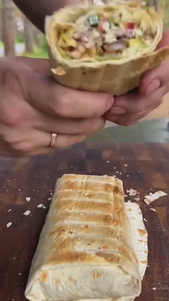 Шаурма на мангале 🔥