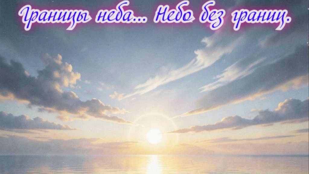 Границы неба. Небо без границ! Премьера трека!