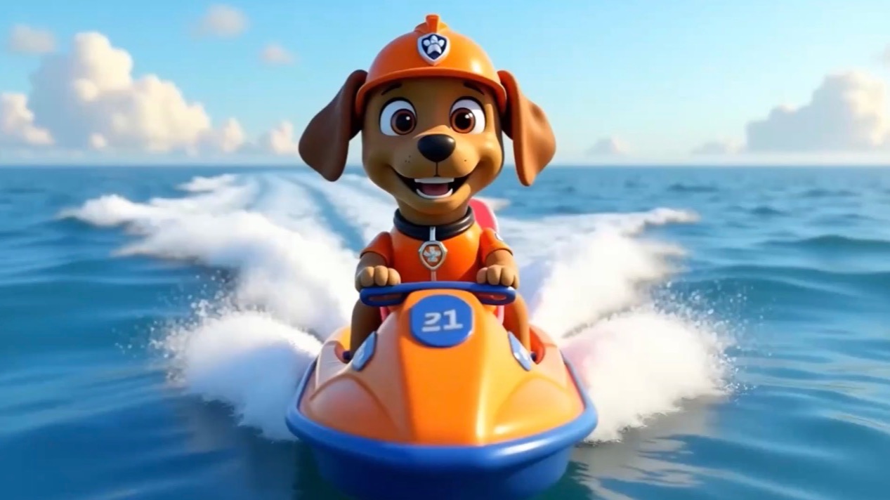 Щенячий патруль, Скай, Маршал, Эверест, Гончик, Крепышь и Зума