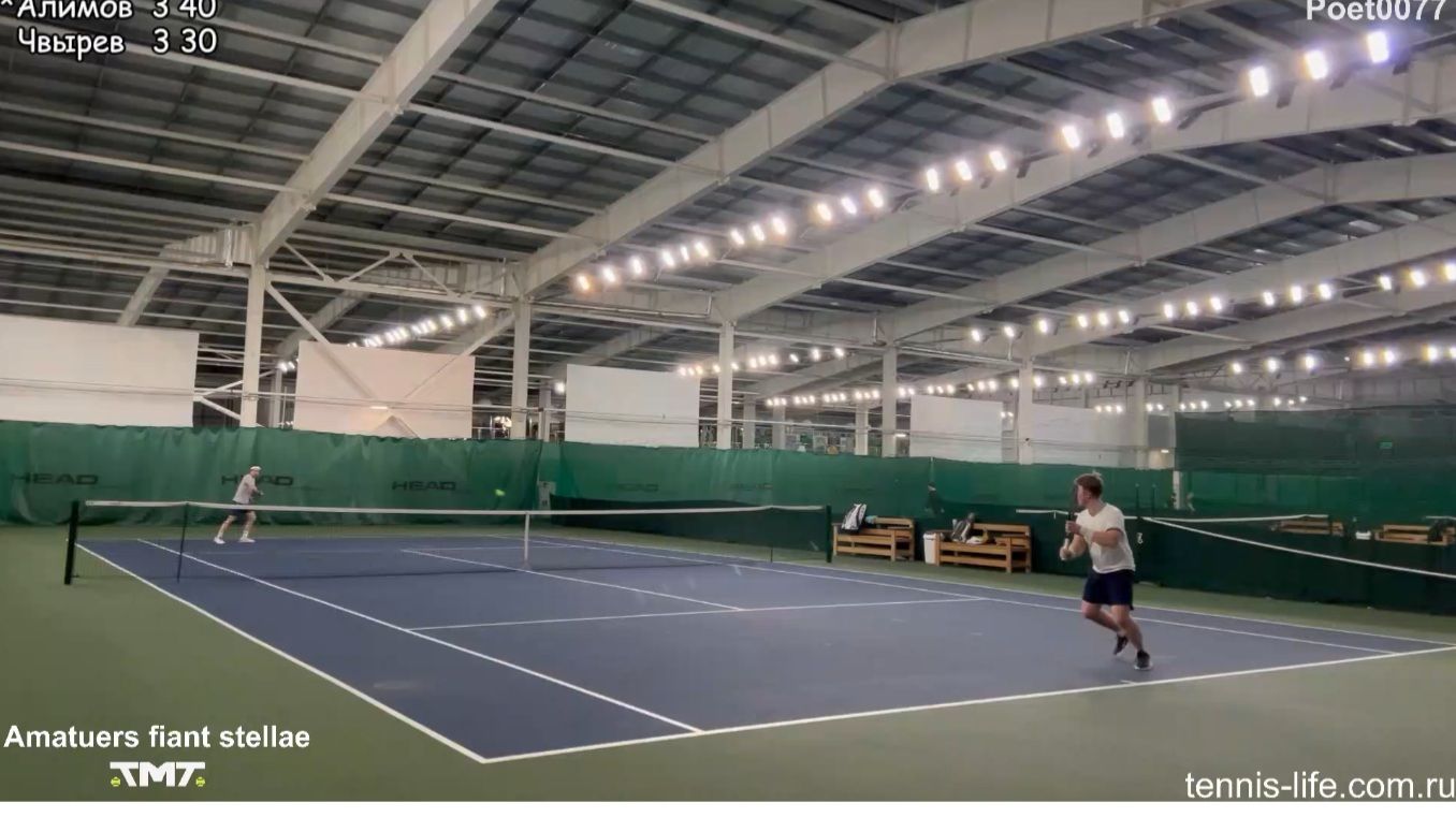 Разбор теннисного матча Эмиля Алимова и Игоря Чвырева - финал основного и доптурнира ТМТ
