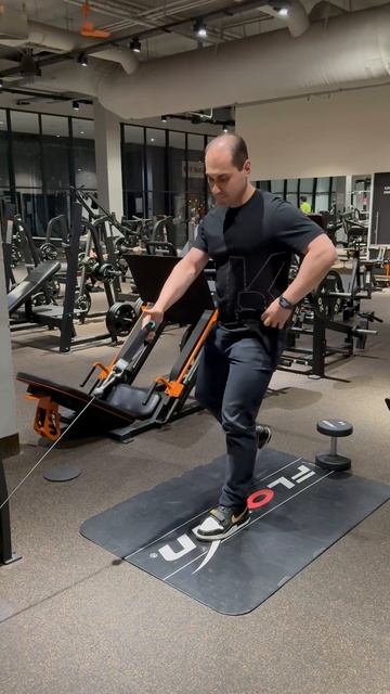 Наклон + вращение бедра в блоке унилатеральный