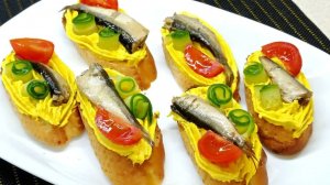 Эти БУТЕРБРОДЫ со шпротами исчезают за минуты! Идеальная закуска на праздничный стол за 5 минут