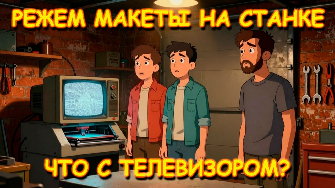 ЛАЗЕРНЫЙ СТАНОК СНОВА В ДЕЛЕ. ЗАОДНО ПЫТАЕМСЯ ПОЧИНИТЬ ТЕЛЕВИЗОР.