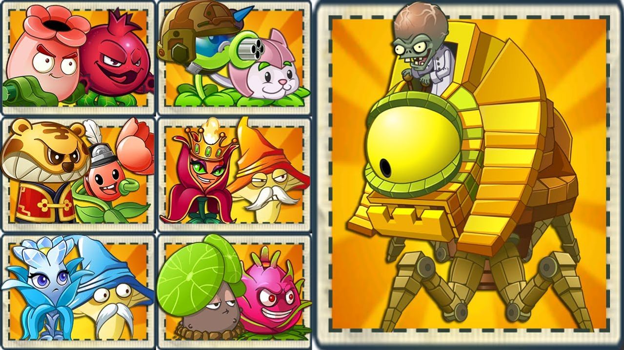 Растения против Зомби ПвЗ Fusion Plants Vs. Zombies Hybrid Grafted Mod PvZ мод Битва прохождение