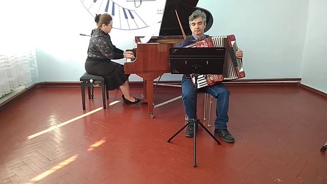 М.Л.Таривердиев. Песня о далёкой родине в обработке для аккордеона и ф-но. Ваапов Р. и Гришина С.