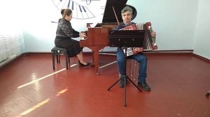 М.Л.Таривердиев. Песня о далёкой родине в обработке для аккордеона и ф-но. Ваапов Р. и Гришина С.