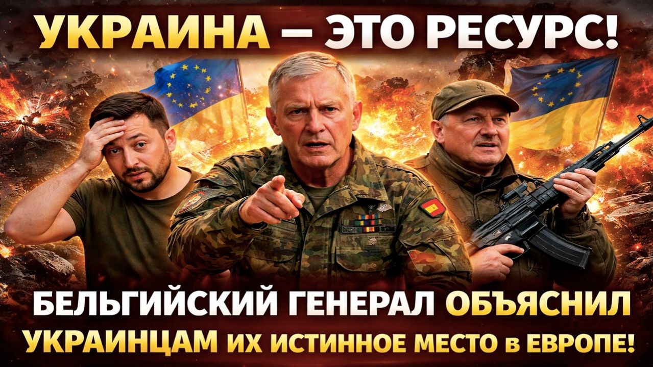 «КРОВЬ УКРАИНЦЕВ КУПИТ НАМ ВРЕМЯ». Как бельгийский генерал цинично разложил Киев на корм