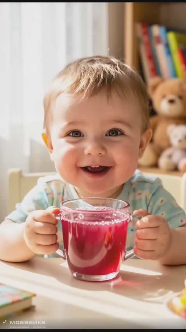 Любит Вася киселёк)