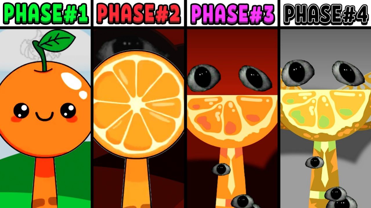 INCREDIBOX SPRUNKI: ВСЕ ФАЗЫ НОВОГО ОС ORANGE! 🍊✨ ОТ 1 ДО 4! 🚀🌀