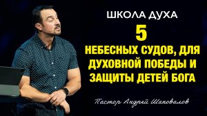 ШКОЛА ДУХА «5 Небесных Судов для духовной победы и защиты детей Бога» Пастор Андрей Шаповалов