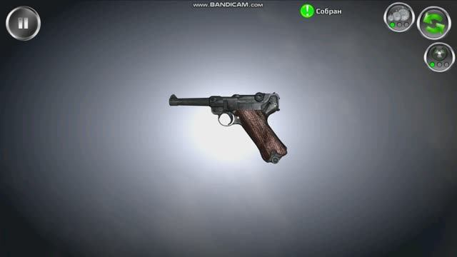 Разборка оружия: Люгер П08 неполная разборка и сборка, испытание.