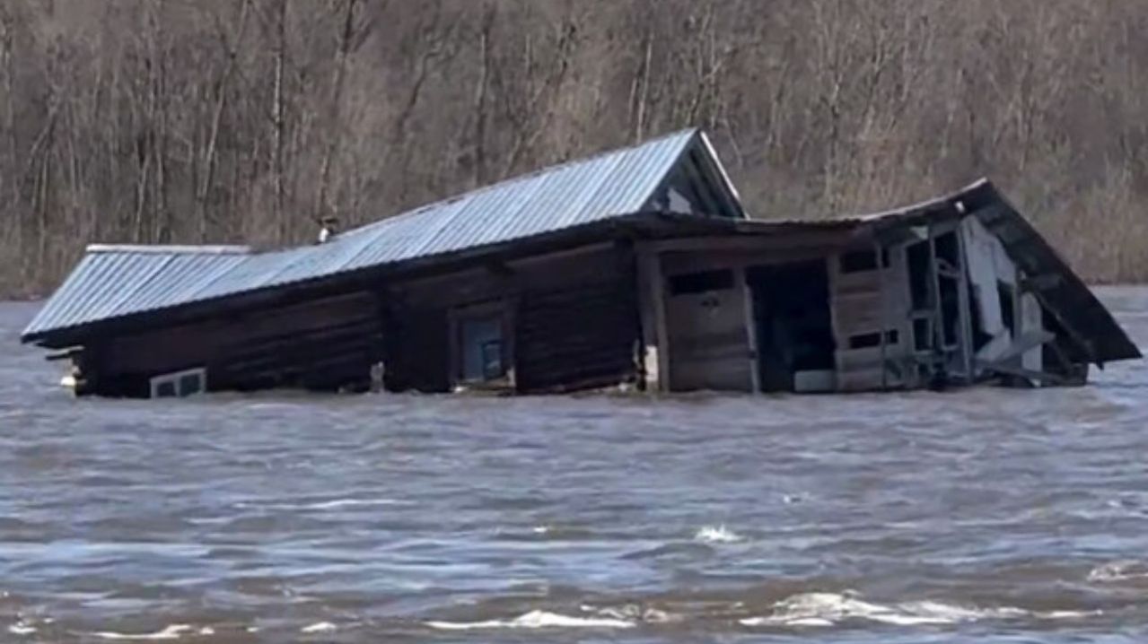 Дома смывало небывалым половодьем. Три села отрезано водой от внешнего мира в Нижегородской области