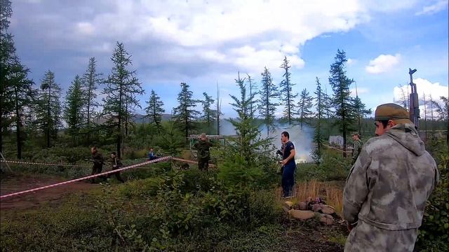 вторые военно тактические соревнования.Талнах . Норильск