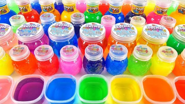 УДОВЛЕТВОРЯЮЩЕЕ ВИДЕО 🍧 | СМЕШИВАНИЕ ВСЕХ МОИХ СЛАЙМ-СМУЗИ | ДЕЛАЮ ГЛЯНЦЕВЫЙ СЛАЙМ ASMR