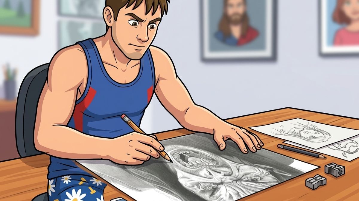 Поэтапное рисование Морбиуса