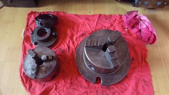 Замена токарного патрона стандартного размера, на патрон размером 100 мм на станке 