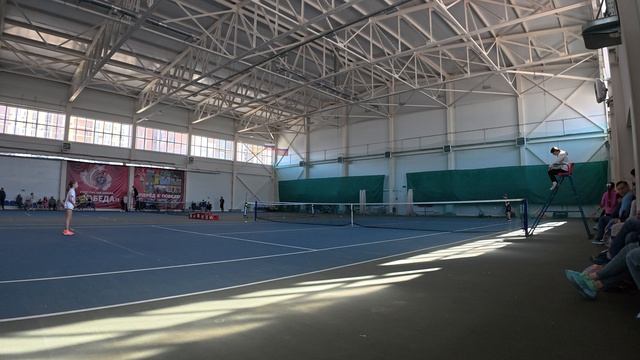 Турнир в Новороссийске по большому теннису (зеленый мяч) 3 игра