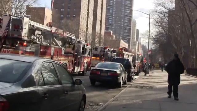 FDNY On Scene For A Major 10-77 All Hands High Rise Fire On 112th St And 5th Avenue