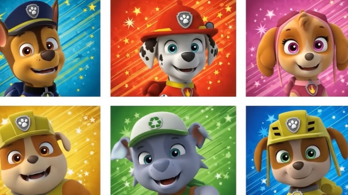 Щенячий патруль. Крепыш, Райдер, Скай! Песенка для детей