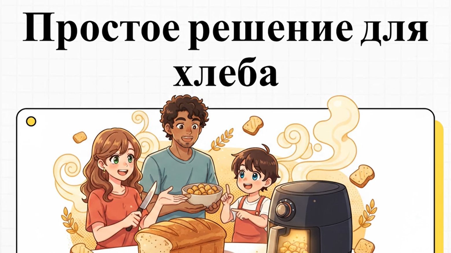 Как приготовить сухарики в аэрогриле