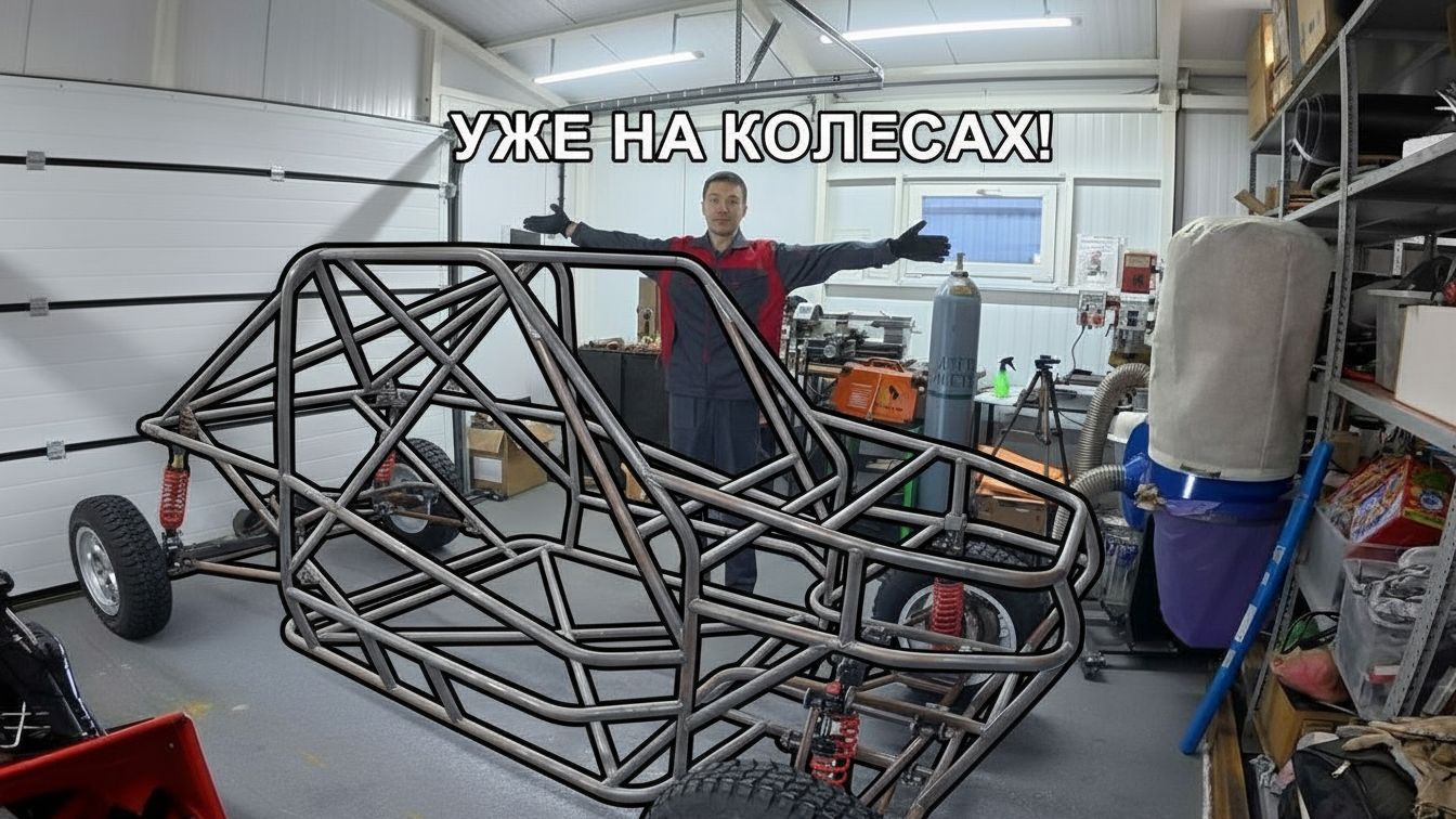 Мой багги НАКОНЕЦ-ТО на колёсах!