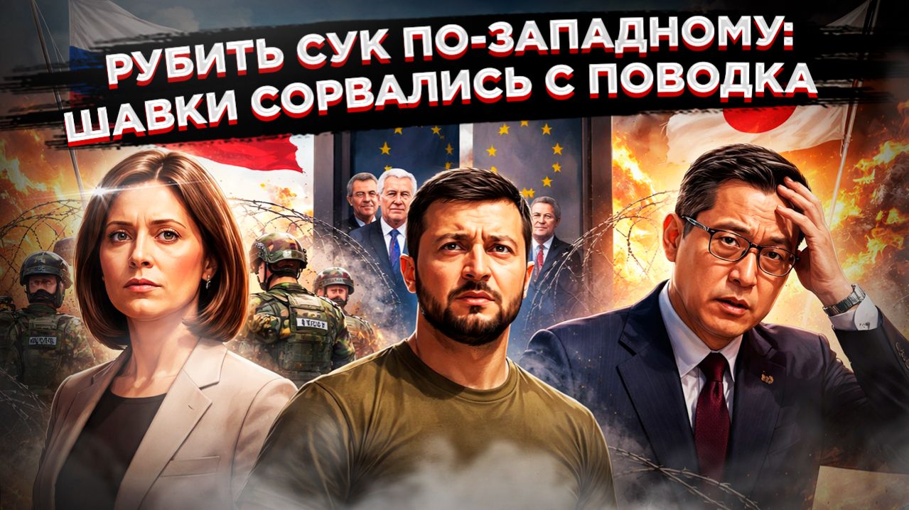 ТРИ УДАРА ЗА ДЕНЬ: Молдавия душит Тирасполь, ЕС вышвыривает Зеленского, а Япония идет на дно