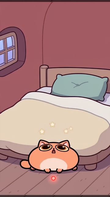 Коть и лазер #котики #мультики  #пушистыеистории