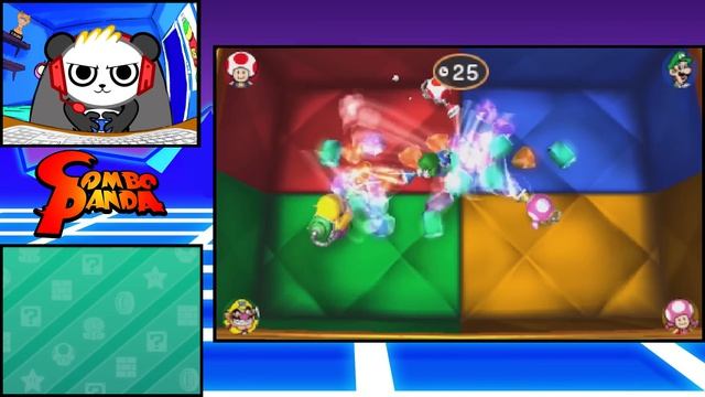 Mario Party Star Rush MINIGAMES Let's Play With Combo Panda