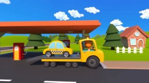 🍿 Машинка Эвакуатор - Котенок Котэ - Песенки для малышей