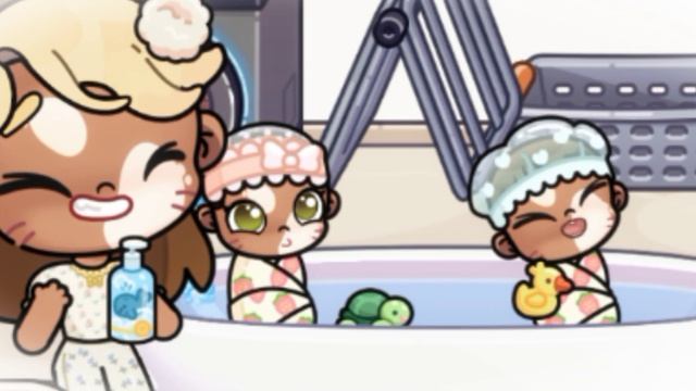 🍌рутина с двойняшкам   🎀🍭