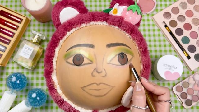 ASMR Makeup On Watermelon (No Talking)