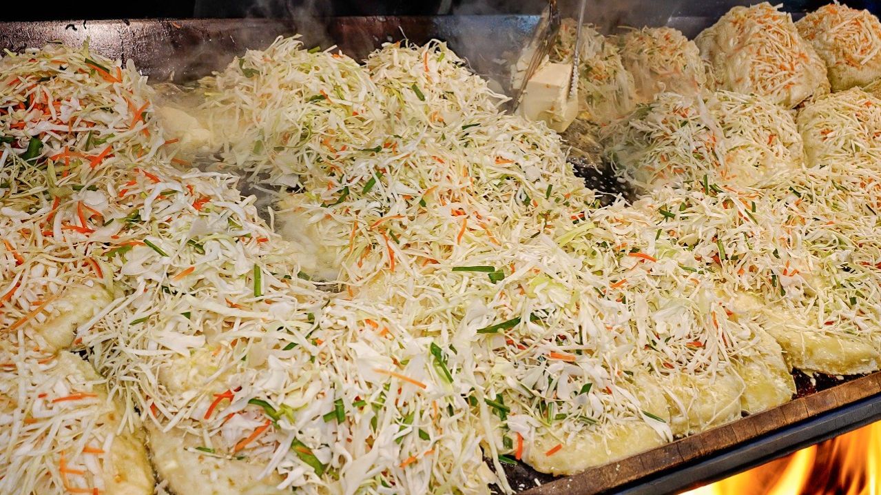 Легендарный тост «Бабушка» - Корейская уличная еда